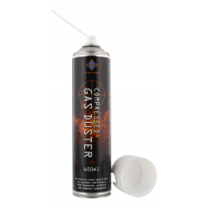 DELTACO GAMING Canned Compressed Air, 600ml, Flexible nozzle, Black